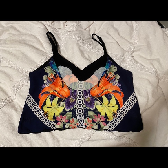 LF Cropped Silky Tank with Lowcut Back - Picture 3 of 3